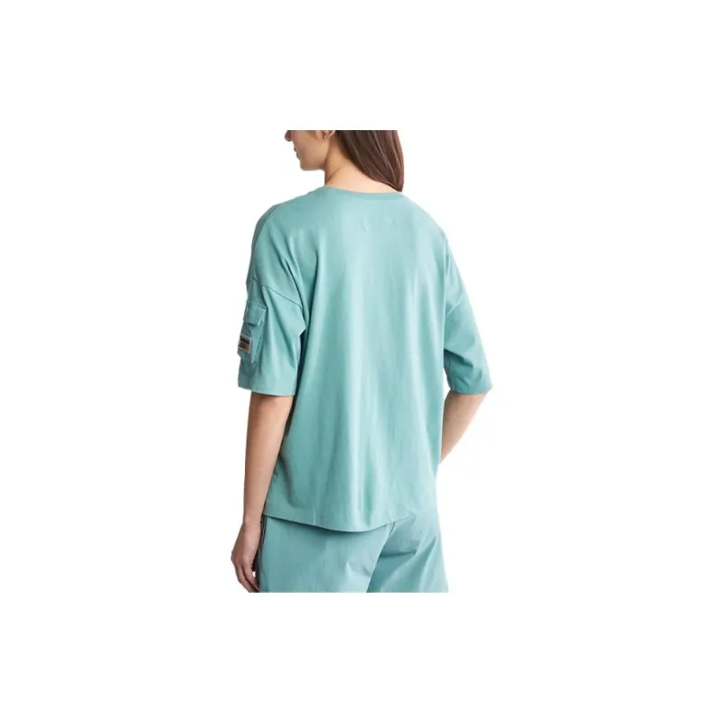 Timberland T Shirt Women's Ore Blue-2