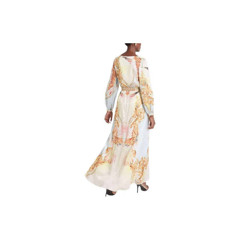 Temperley London Graphic-print Wrap Dress-3