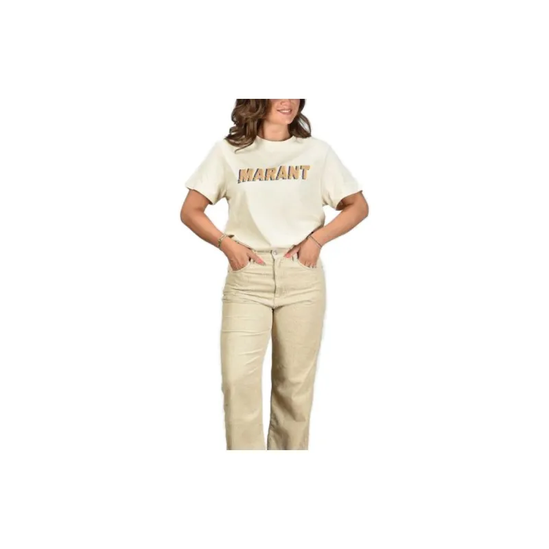 ISABEL MARANT T-Shirts Women's Cream-2