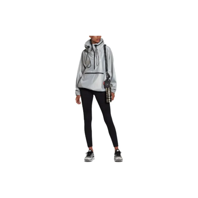 Adidas Stella McCartney EARTH PROTECTOR PULL ON JACKET Sweatshirt Women's Silver-1