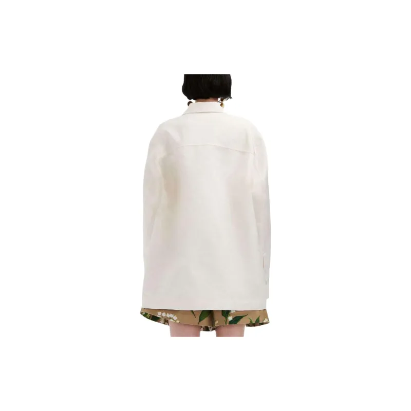 OSCAR DE LA RENTA Lily Of The Valley Shirt Jacket-2