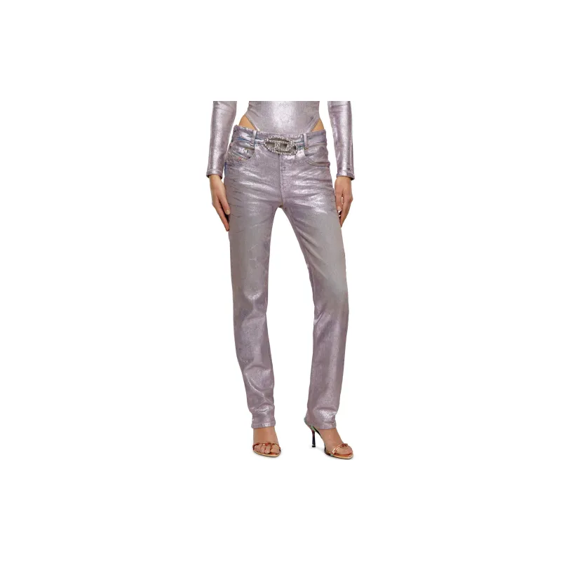 DIESEL 1989 D-Mine Stretched Straight-Leg Jeans-1