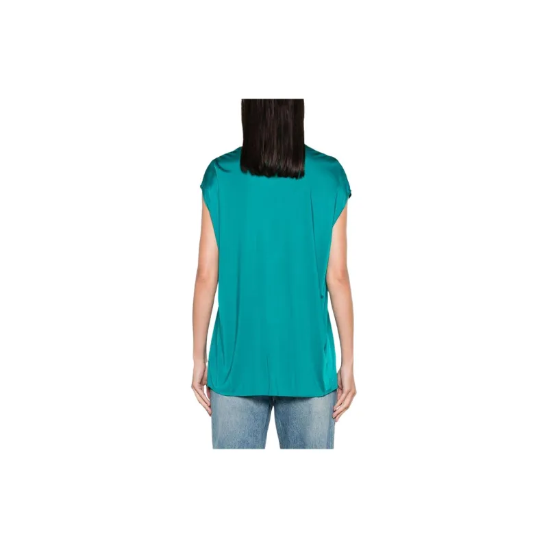 Roberto Cavalli Scarf-detail V-neck Blouse-2