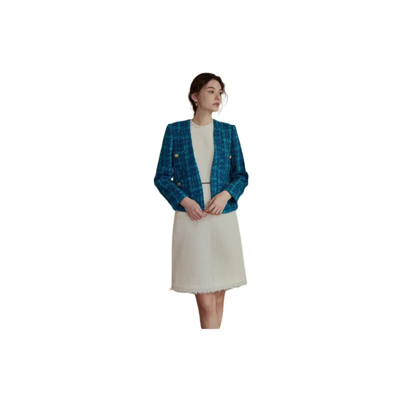 ROEYSHOUSE Business Suit Women's Peacock Blue-2
