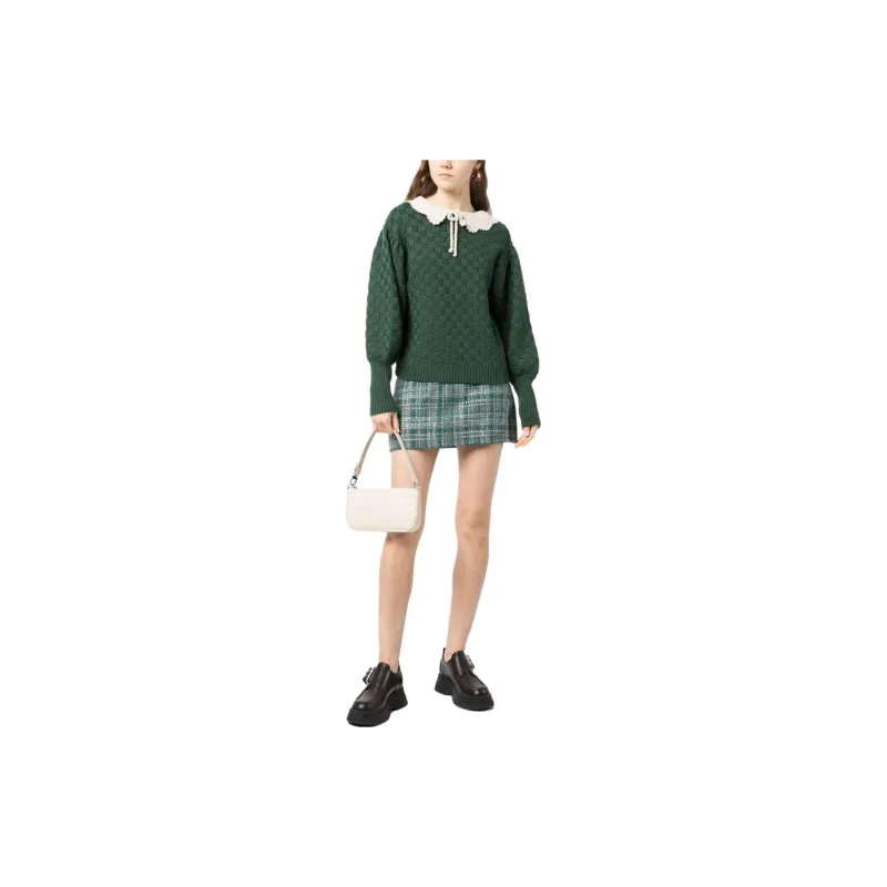Reformation Casual Short Skirts Women's Green-1