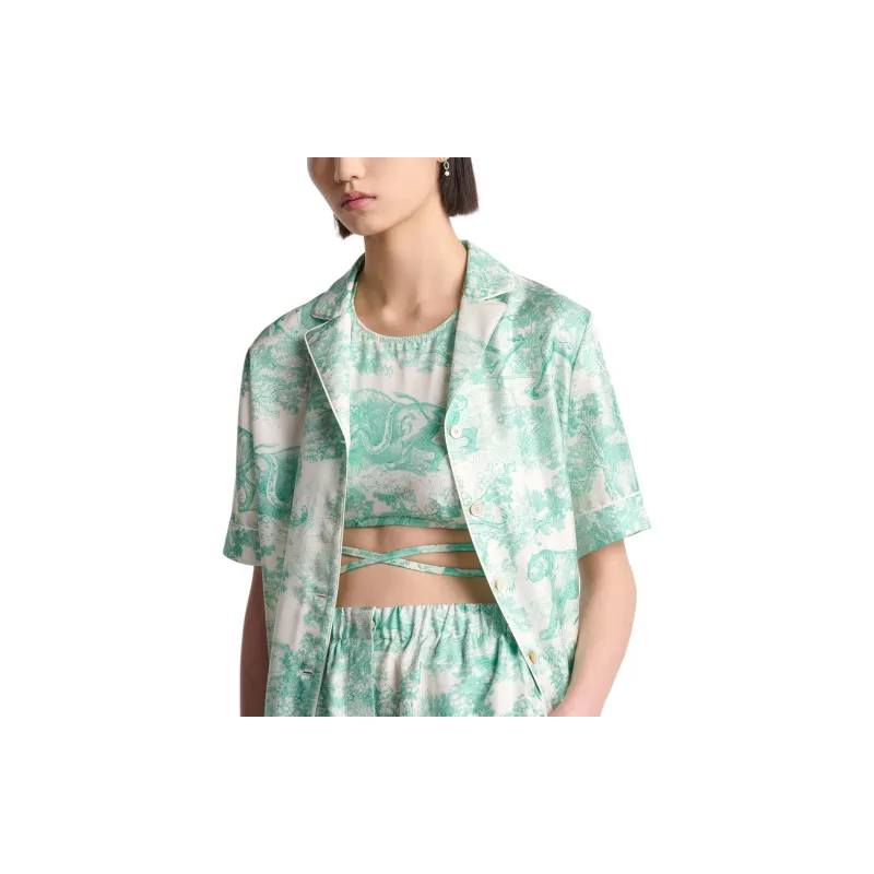 DIOR All Over Patterned Sleeveless Swimsuit-1