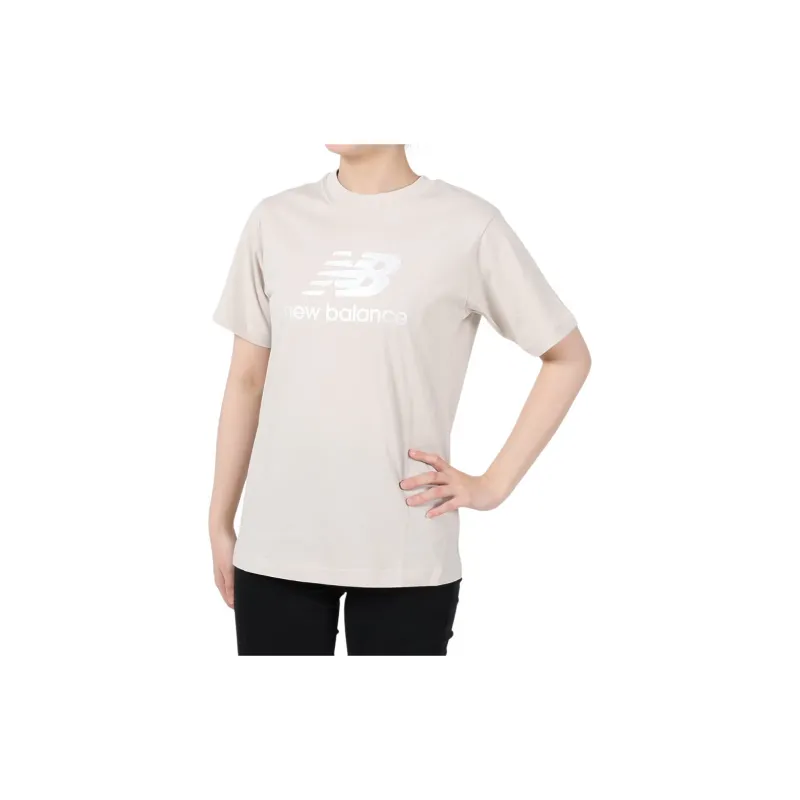 New Balance T Shirts Women's Light Umber-1