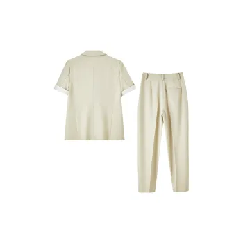 SENTUBILA Business Suits Women's Khaki
