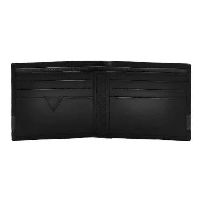 GUESS Genuine Leather Wallet Men's Black-2