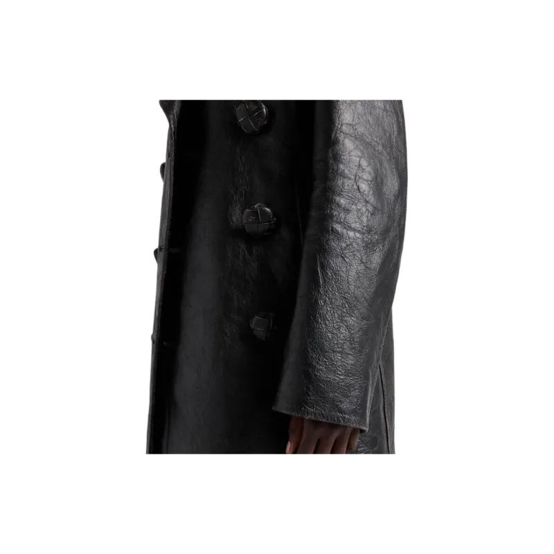 PRADA Leather Coat-3