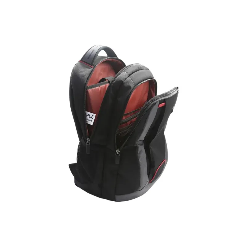 SAMSONITE Polyester Laptop Bag Backpack Unisex Black Gray-1