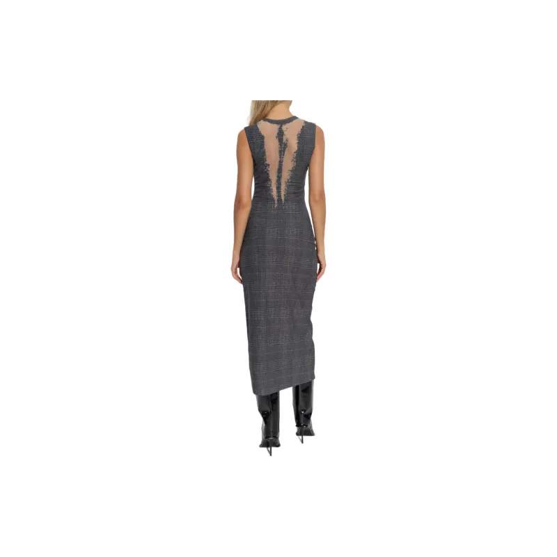 DIESEL D Myliane Plaid Pattern Dress-2
