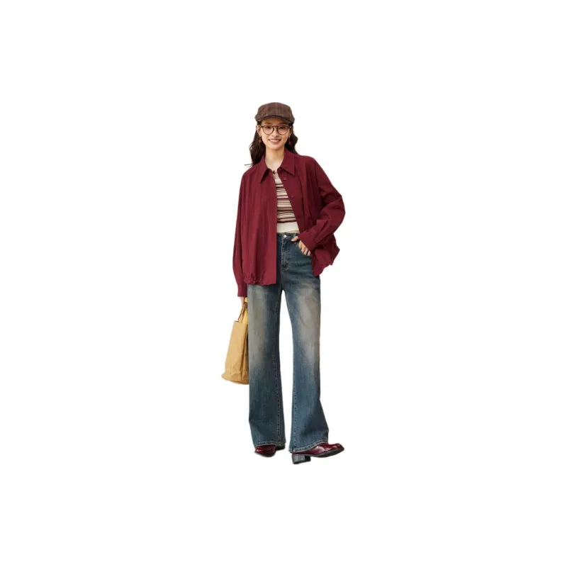 ZIHAN Jeans Women's Denim Blue-1