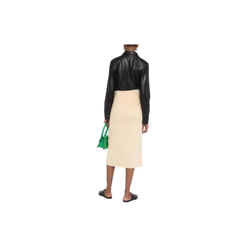 NANUSHKA Vegan leather Long sleeve Shirt-2