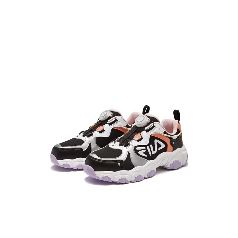 FILA KIDS Cat Paw Low Top Running Shoes Black Purple Kids'-2