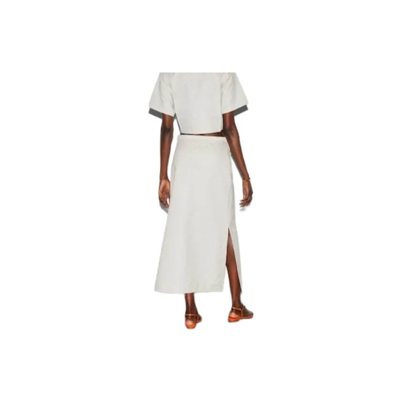 GUCCI Gg Gabardine Midi Skirt-2