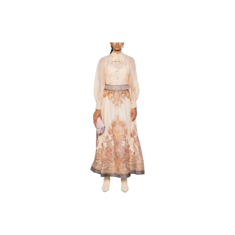 Zimmermann Illustration Buttoned Blouse-1