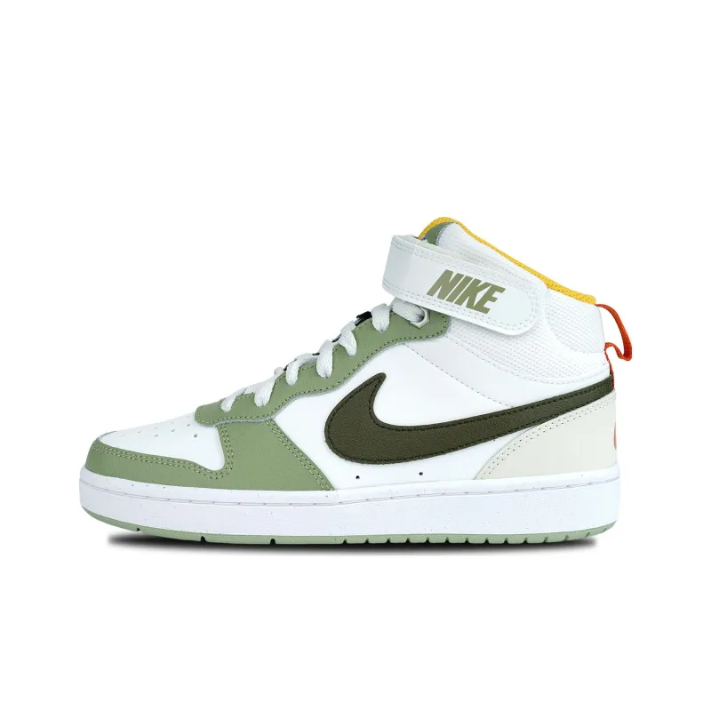 Nike Court Borough Mid Off White Green GS-0