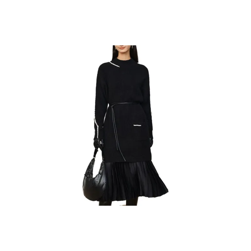JZ. ANNAKRO Dress Women's Plain Black-1