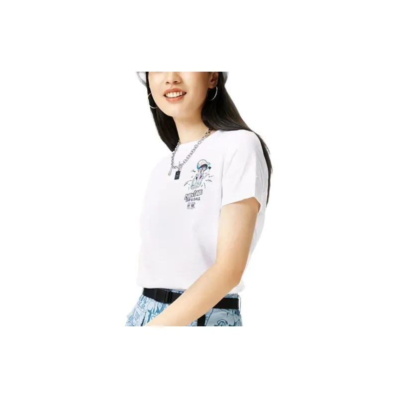 LiNing x Disney T Shirt Women's White-2