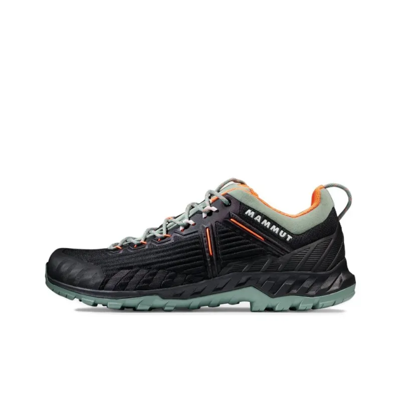 MAMMUT Anti Slip Wear Resistant Low Top Hiking Shoes Men's Black-0