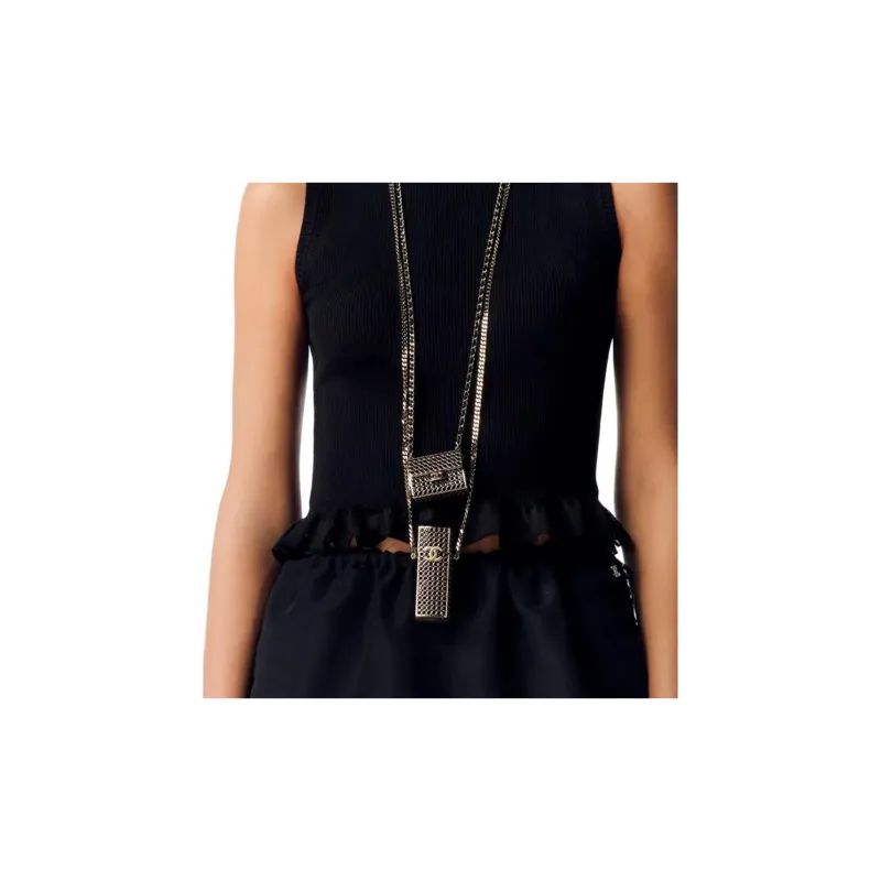 CHANEL 23 New Spring And Summer Arrivals Tank Tops Women's Black-5