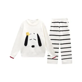 YSO x Snoopy Pajama Set Women's Ecru