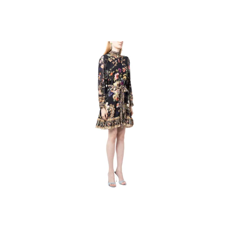 CAMILLA Play Your Cards Right Silk Dress-2