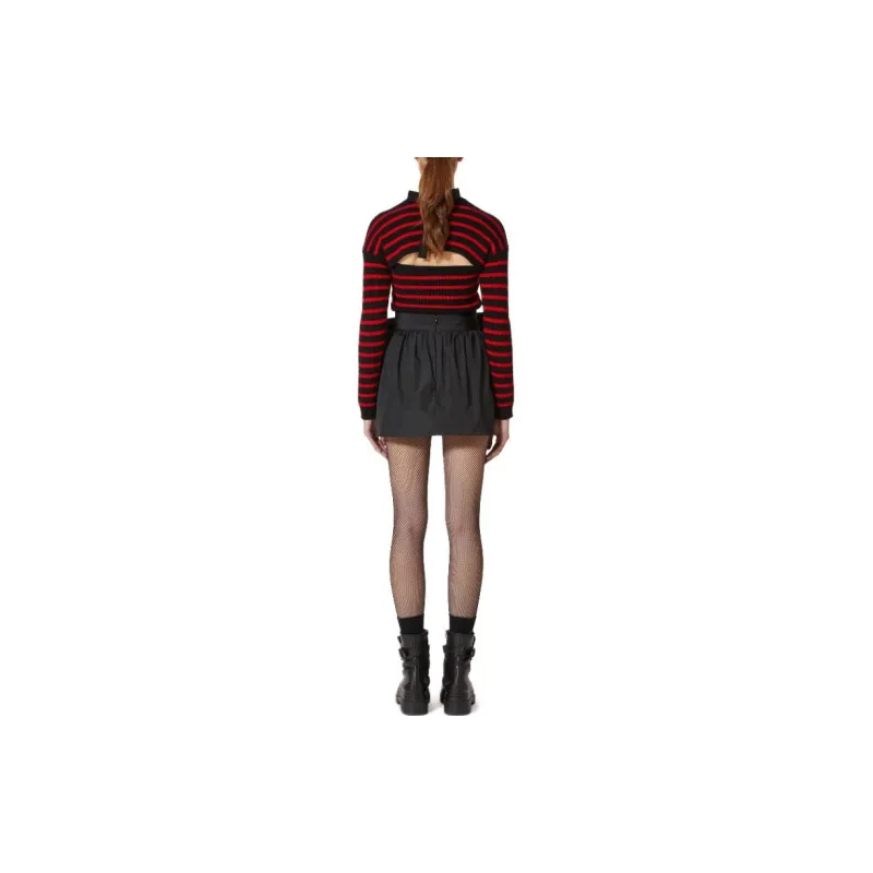 RED VALENTINO Casual Short Skirts Women's Black-2