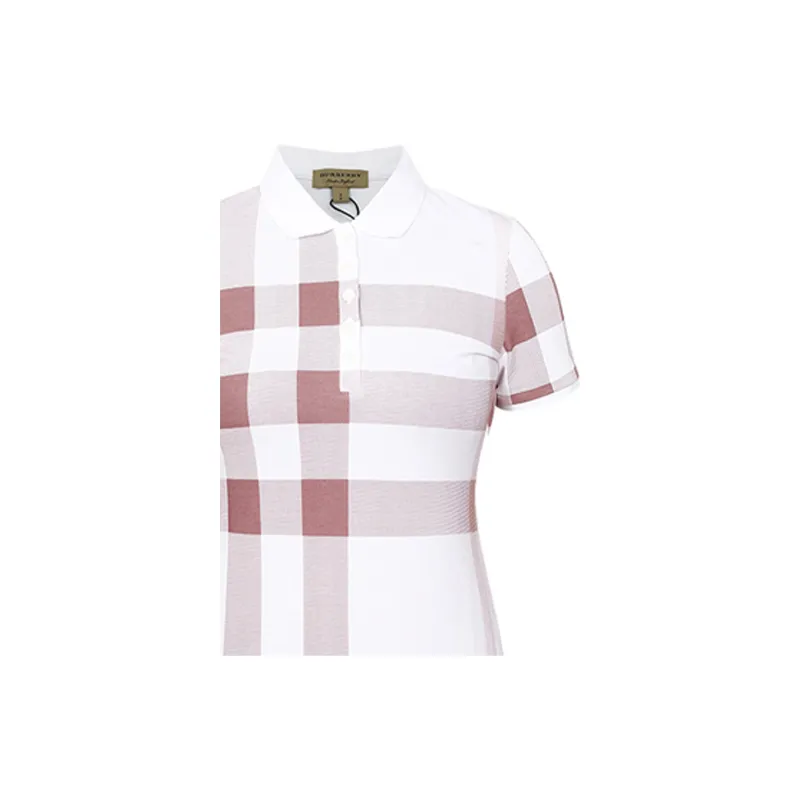 Burberry Polo Shirts Women's Rose Pink-2