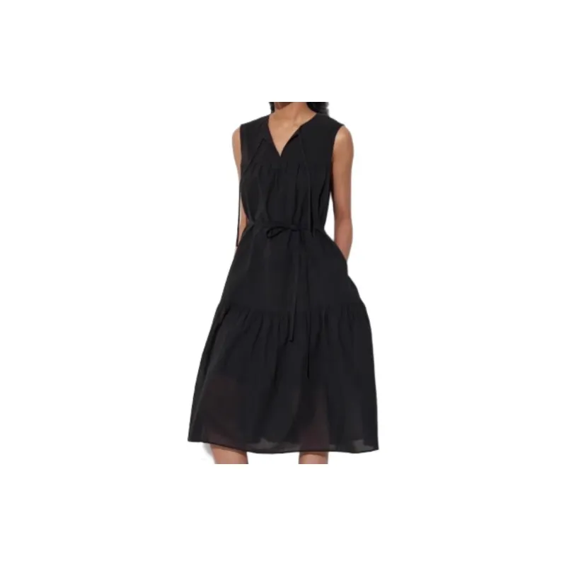 UNIQLO Sleeveless Dress Women's Black-1