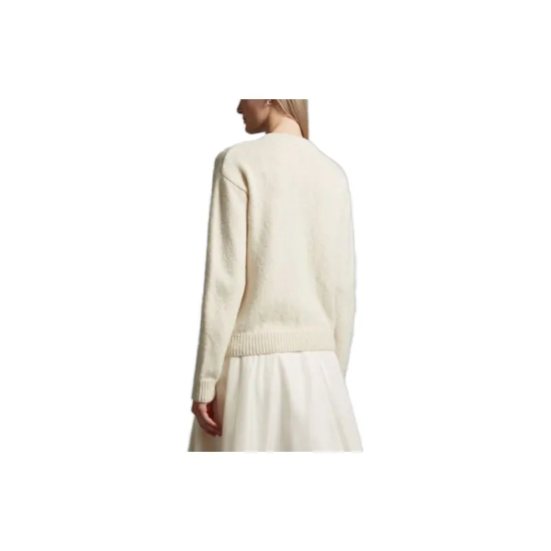 Moncler Logo Detailed Crewneck Knitted Jumper-3