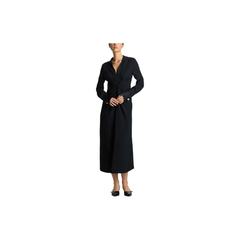 St. John Knot-waist Shirtdress-1