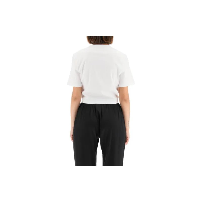 VERSACE Monogram Smiley Print T Shirt 'White/Multicolor'-3