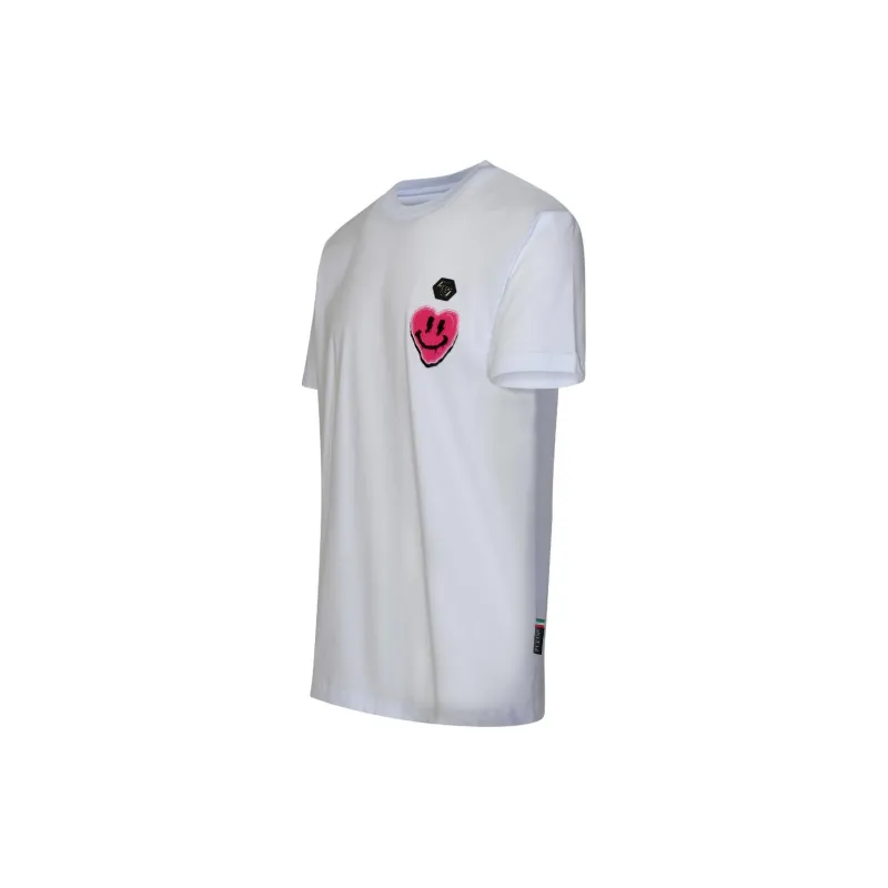 PHILIPP PLEIN Logo Patch Crewneck T Shirt-2