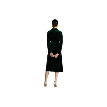BBLLUUEE Long Sleeved Dress Women's Turquoise