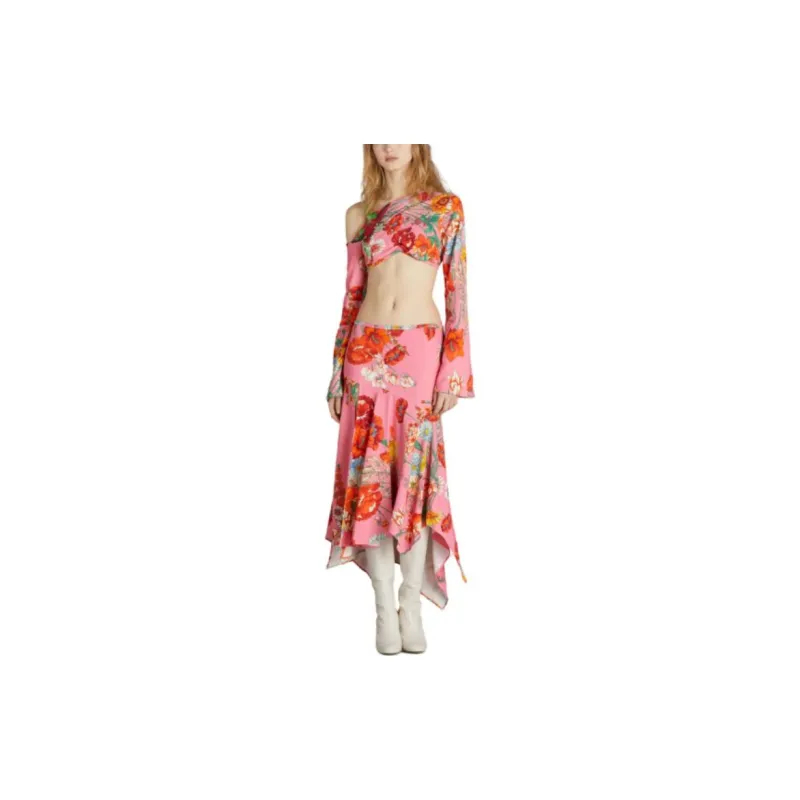 GUCCI Crop Tops Women's Pink-1