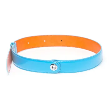 MUYSO Eco-Friendly Recycled Leather Belt With Shoulder Strap Women's Blue