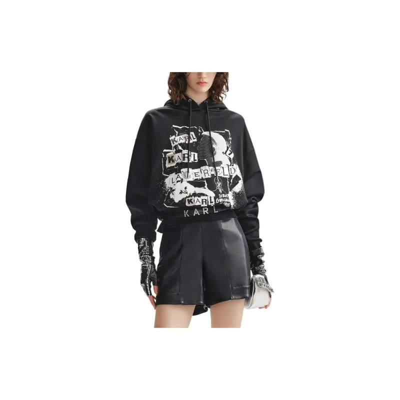 KARL LAGERFELD FW23 Sweatshirt Women's Black-1