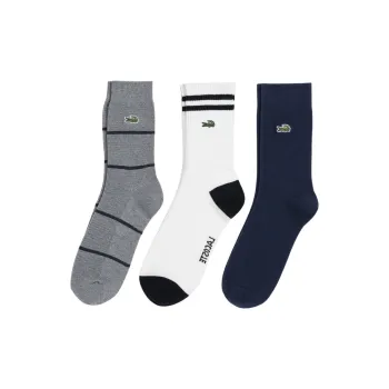LACOSTE Mid-Calf Socks Men's 3 Pack