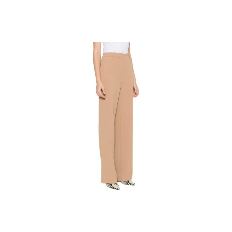 Elisabetta Franchi Logo embroidered Straight leg Trousers-2