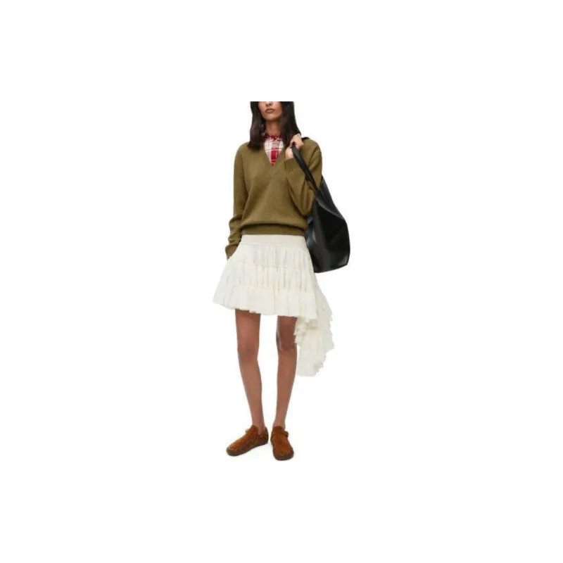 LOEWE Trompe L'Oeil Sweater 'Green/Red'-1