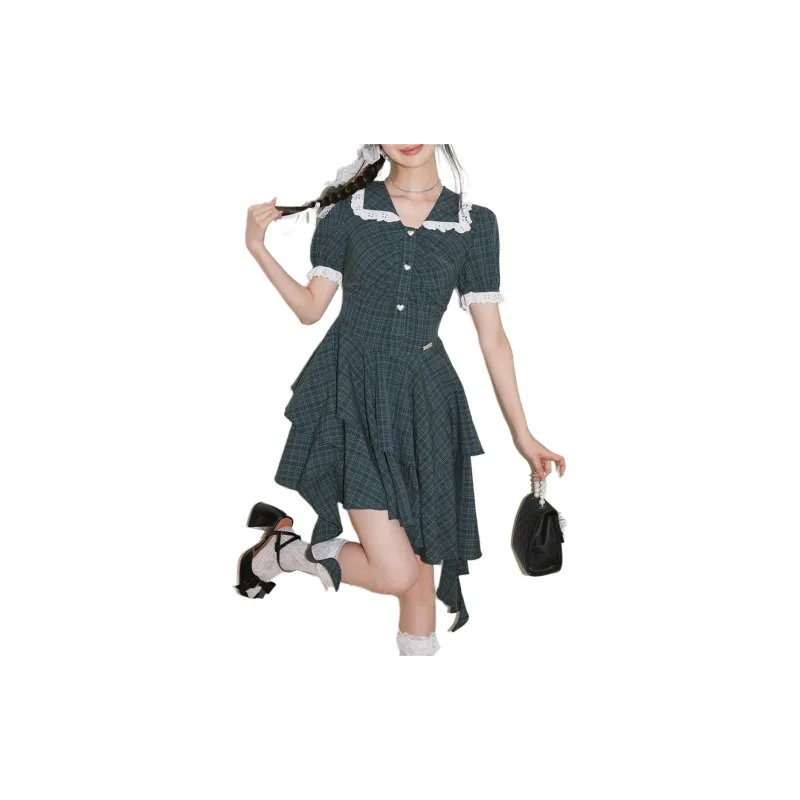 Juden Choi Short Sleeved Dress Women's Image Color-2