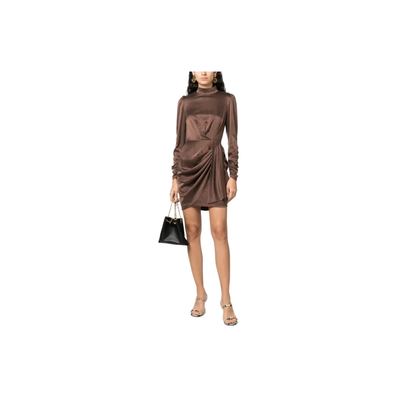 Zimmermann Long-Sleeved Dresses Women's Brown-1