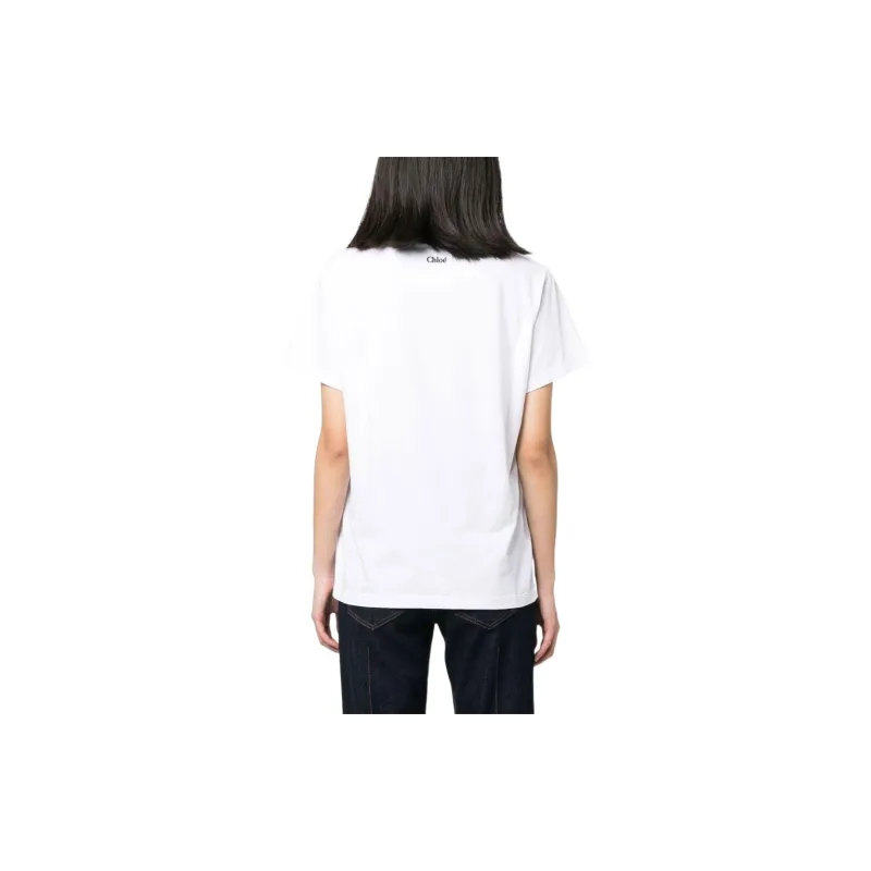 Chloé T-Shirts Women's White-2