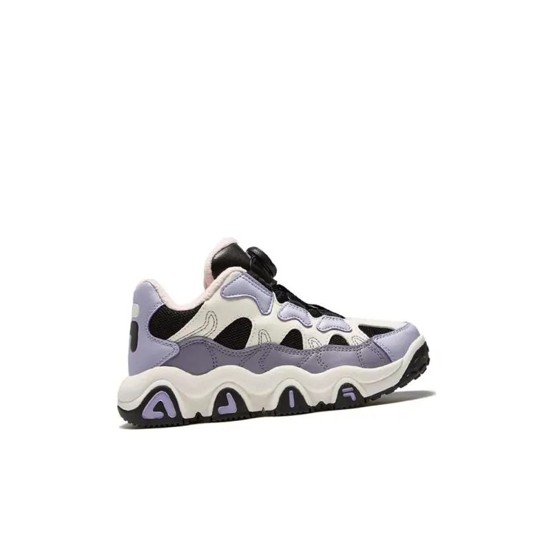 FILA KIDS Slip Resistant, Abrasion Resistant, Breathable Low Top Basketball Shoes Milk White Kids'-1