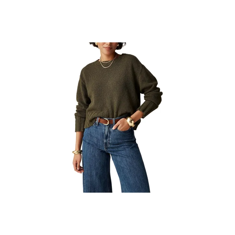 FERRAGAMO WF24 Sweater Women's Olive Green-1