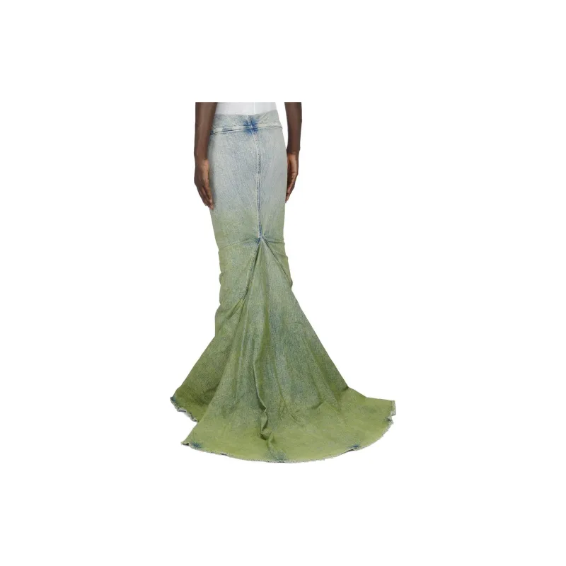 RICK OWENS Radiance Raw Cut Hem Skirt-1
