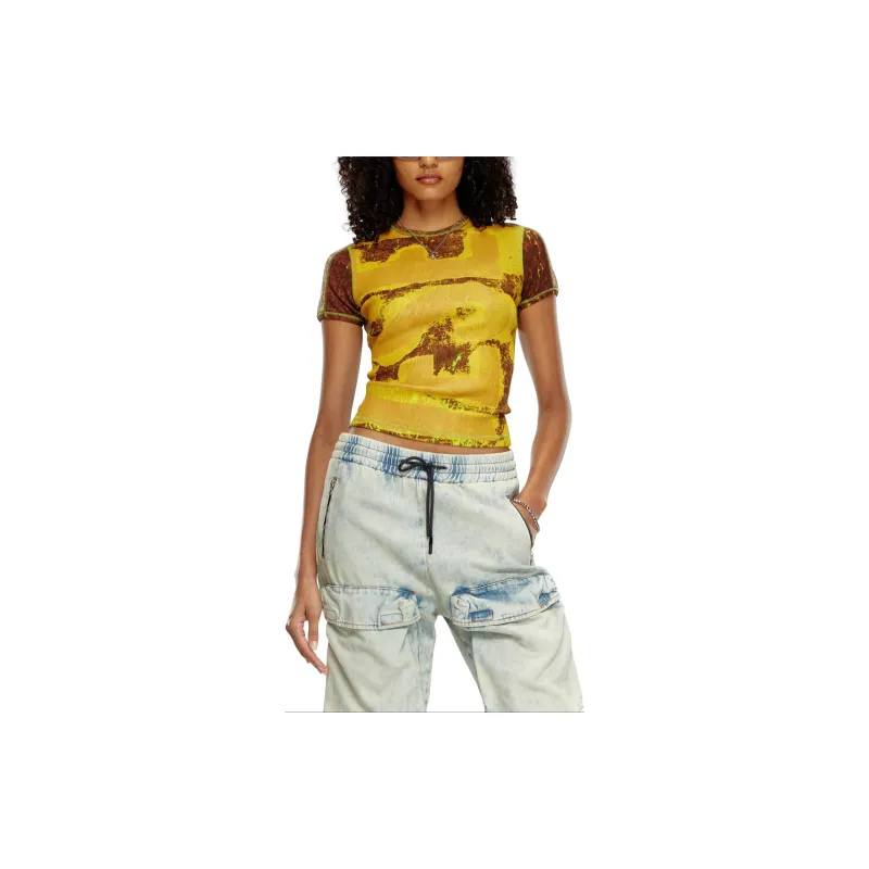 DIESEL T-Ele-Long-P5 T-shirt-2