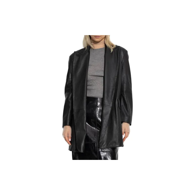 MaxMara Open Front Long Sleeved Jacket-1